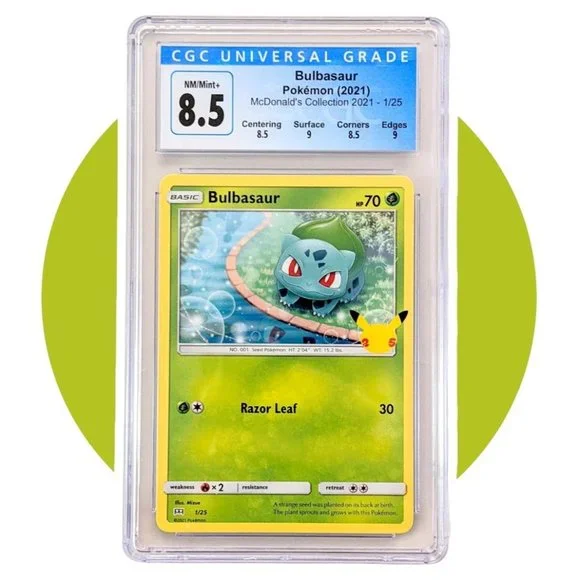 Pokemon | Toys | Mcdonalds 22 Pokemon Card Bulbasaur 125 Cgc 85 With Subgrades | Poshmark Pokemon | Toys | Mcdonalds 22 Pokemon Card Bulbasaur 125 Cgc 85 With Subgrades | Poshmark